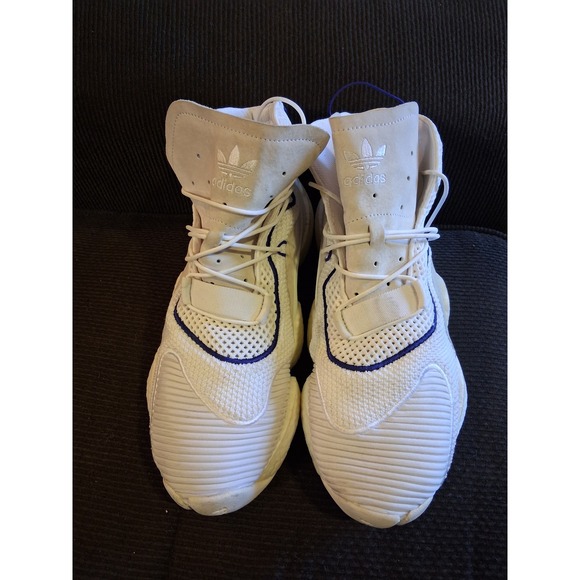 Adidas Crazy BYW LVL 1 Cloud White Purple CQ0992 Mens 13‎ Basketball Shoes main image 5